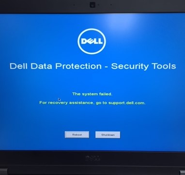 Error stating The system failed