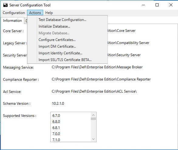 Import SSL/TLS Beta (SSL/TLS Betayı İçe Aktar) öğesini seçin