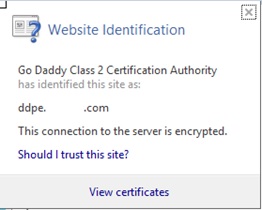 Afficher le certificat
