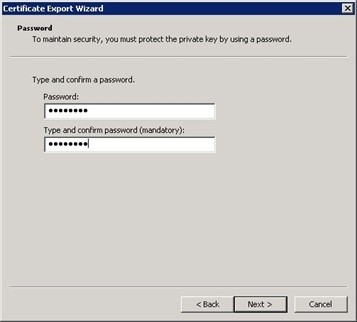 Create password