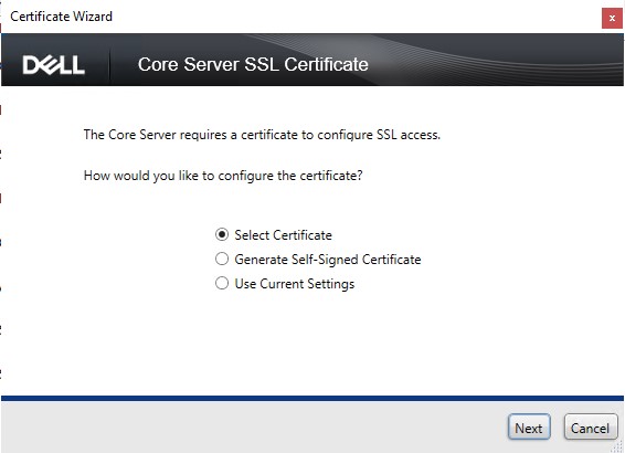 Выберите «Certificate» (Сертификат)