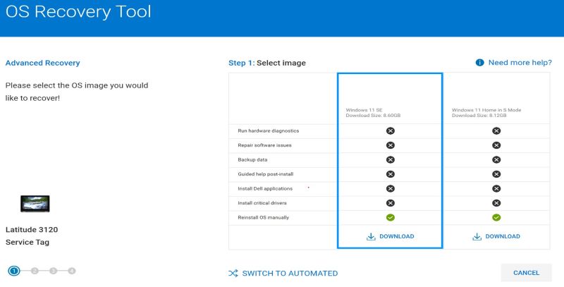 OS Recovery Tool