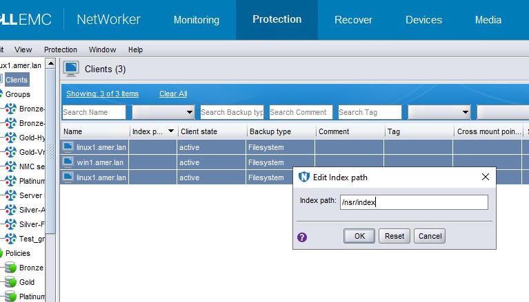 Inserire la nuova cartella del percorso come