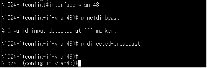 Ausführung des Befehls ip netdirbcast und ip directed-broadcast mit Ablehnung von 6.7 oder 6.8