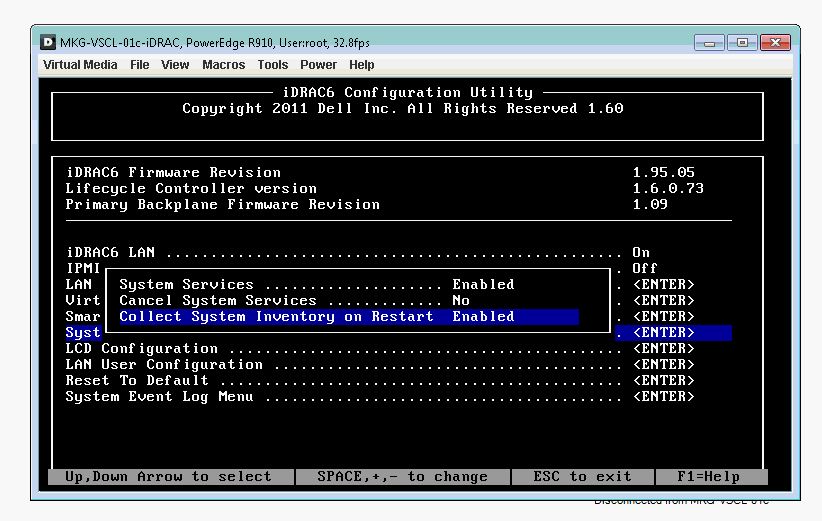 LifeCycle Controllerインベントリー障害内部エラー「Get inventory from LCL Failure, OMSA