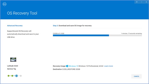 Download of data