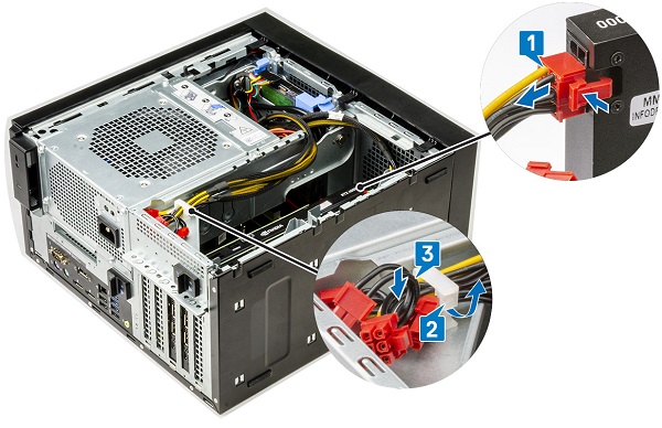 Removing cables from the tabs