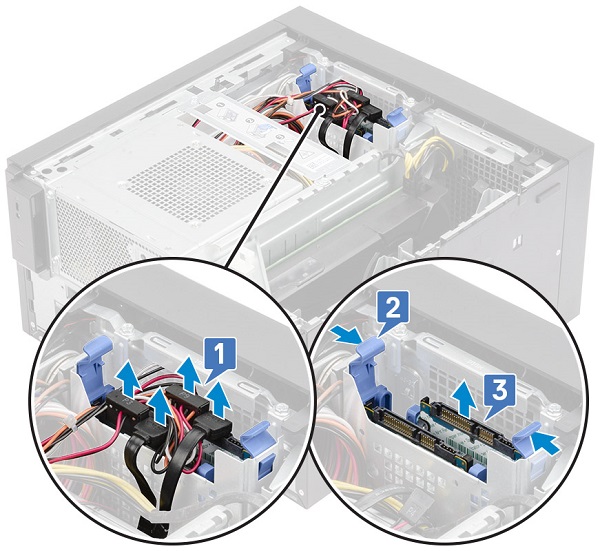 Entfernen der Festplatte