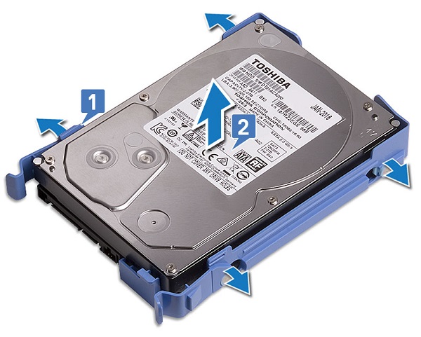 Sabit disk braketini çıkarma