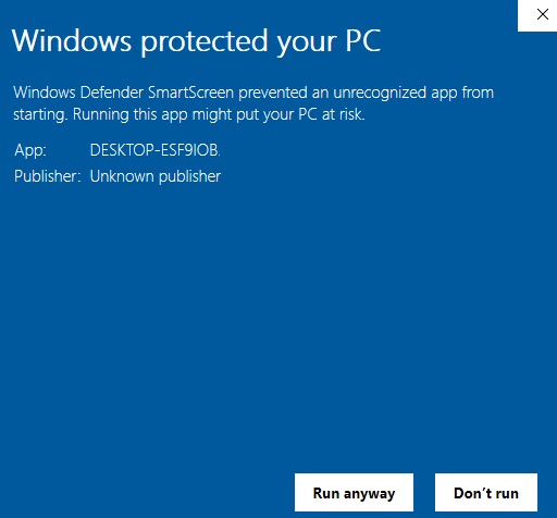 Invite Windows Defender