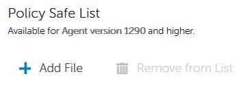 Policy Safe List