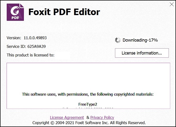 Actualizador de Foxit PDF Editor