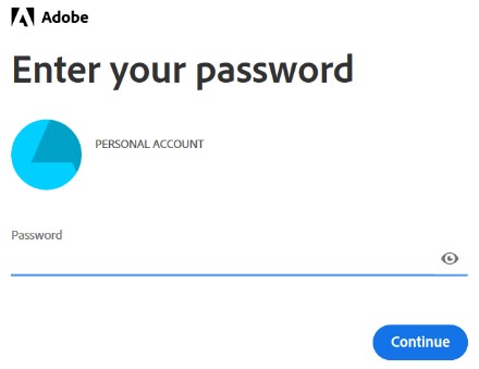 Enter your password