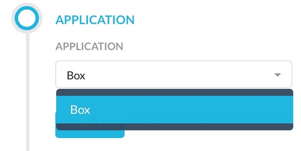 Selecting an application