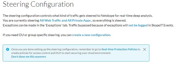 Create a new configuration