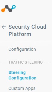 Steering Configuration