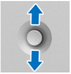 Cette image montre la fonctionnalité haut/bas du bouton de la manette