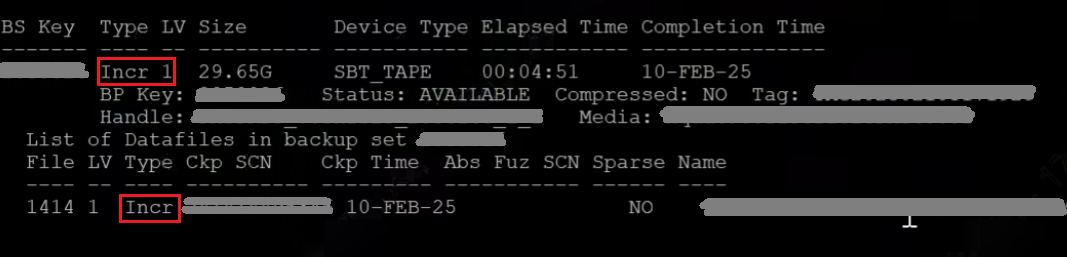 NetWorker: Oracle RMAN backups running as FULL and not incremental as ...