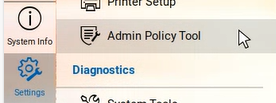 Admin Policy Tool