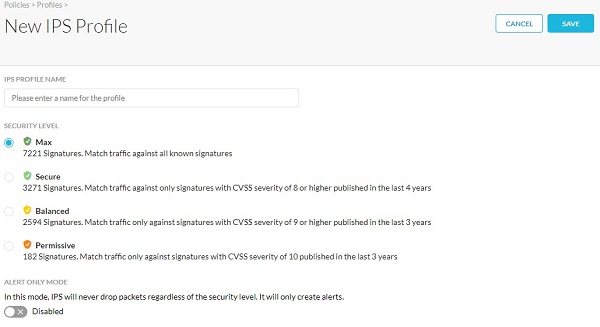 Новий IPS-профіль