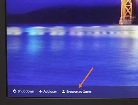 ChromeOS Browse as Guest