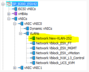 已傳播至服務設定檔範本的變更