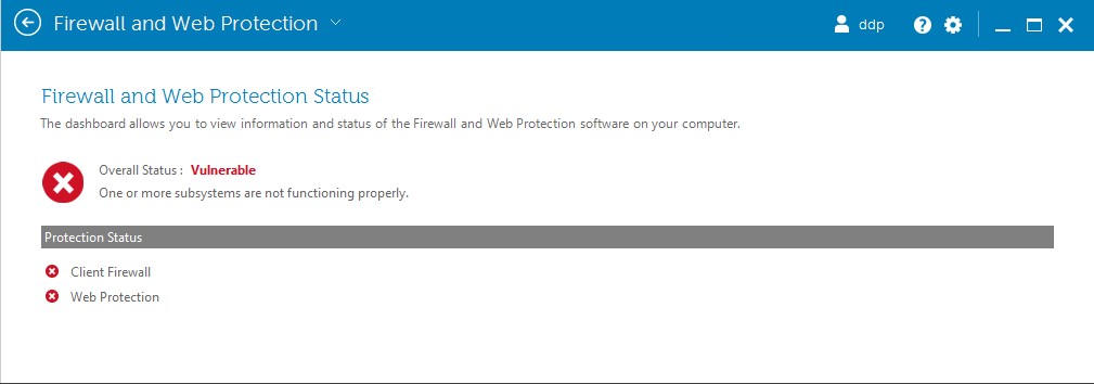 Brandvägg och webbskydd