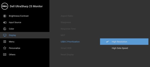 USB-C 優先順序