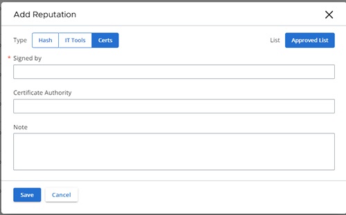 Update information and click save