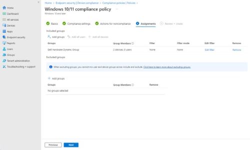 підтвердьте, що вашу групу додано, і натисніть Далі