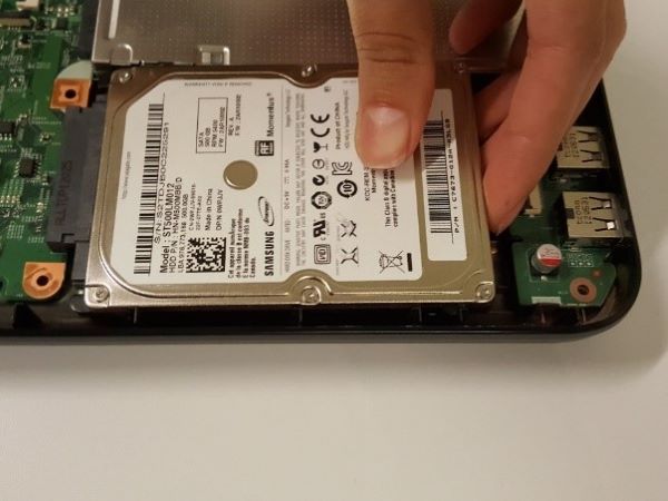 Udskift harddisk