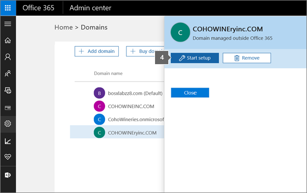 Démarrez la configuration