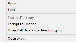 開啟 Dell Data Protection Encryption