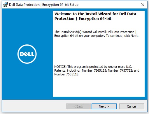 Dell Data Protection | Şifreleme 64 bit Kurulum