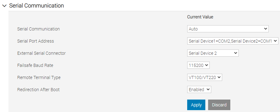 serial com: Auto  serial port address: serial device1=COM2,Serial Device2=COM1 external serial connector: serial device 2