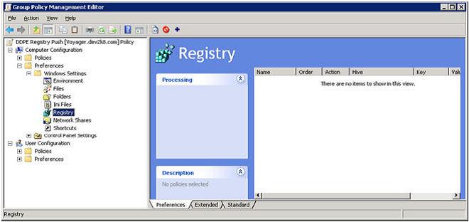 Group Policy Management Editor