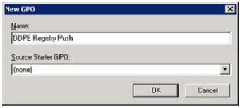 Uusi ryhmäkäytäntöobjekti