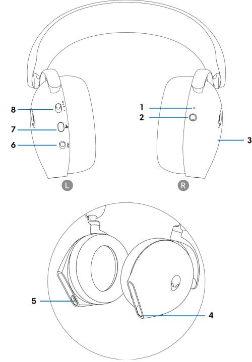 Alienware 920H Tri-Mode Wireless headset