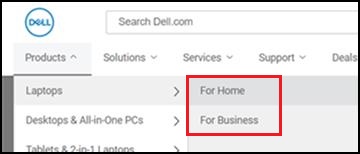 Dell.com para el hogar o para empresas