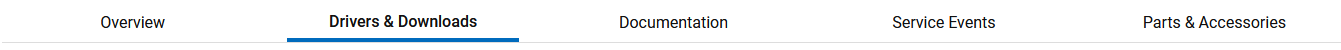 Drivers & Downloads