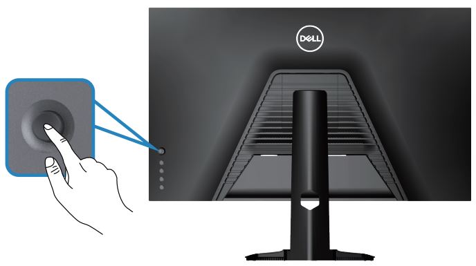 Dell S3222DGM Monitör Düğmeleri
