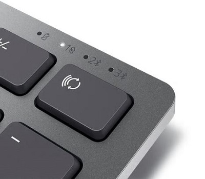 Indicadores del teclado inalámbrico Dell KM7321W Premier Multi-Device