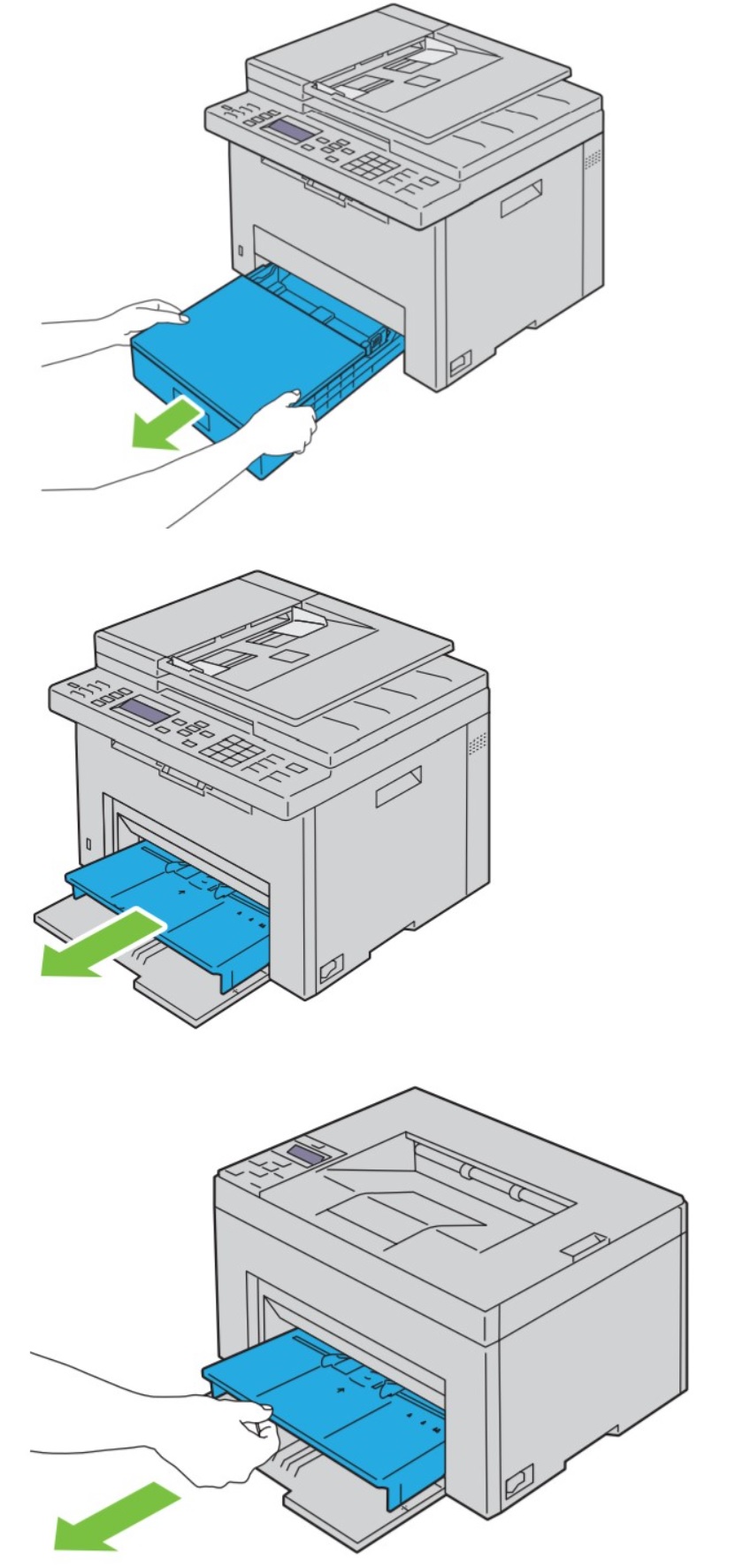 remove paper tray