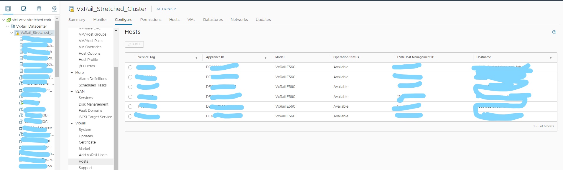 Dell Emc VxRail How to find the productserial number tag of a node