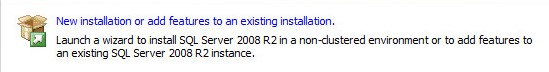 Nowa samodzielna instalacja programu SQL Server lub dodanie funkcji do istniejącej instalacji