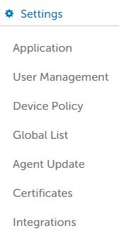 Device Policy (Aygıt İlkesi)