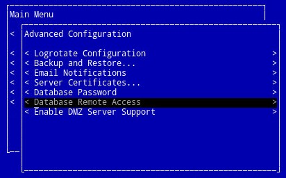 Acceso remoto a la base de datos