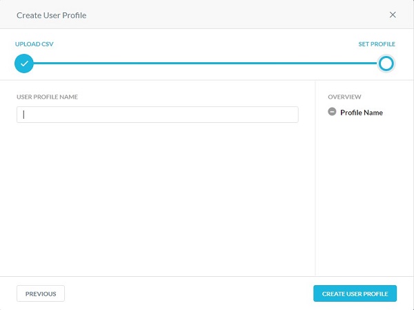 Create User Profile