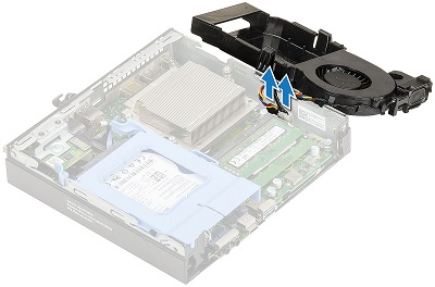 Rimozione del modulo di raffreddamento del dissipatore di calore