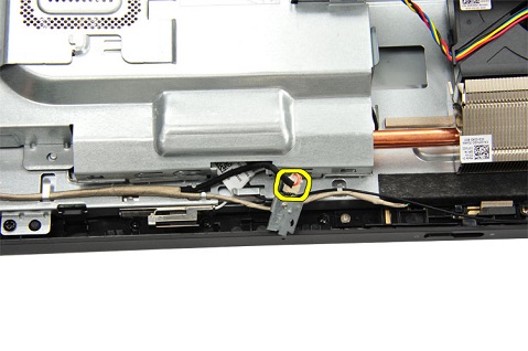 Disconnecting the microphone cable